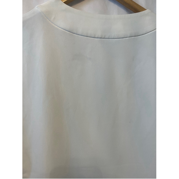 H&M Cream V Neck Sleeveless Loose Fit Dressy Top 6 - Picture 9 of 9